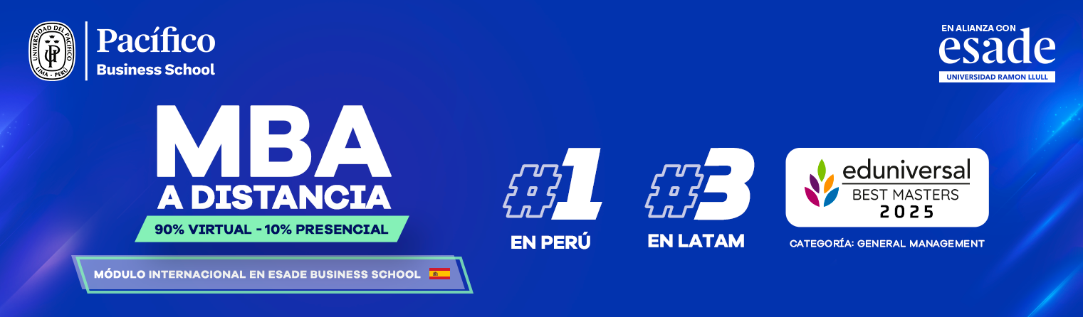 Bienvenido al MBA a distancia de la Pacífico